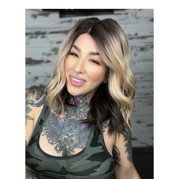 Rebel Gypsy lace front “Black hole sun” wig Luxury synthetic blend brand new main image 4